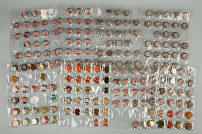 Large Lot of Coca-Cola, Pepsi & Other Bottle Caps