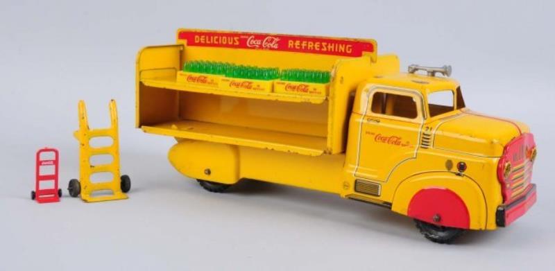 1950s Coca - Cola Marx Tin Toy Truck.