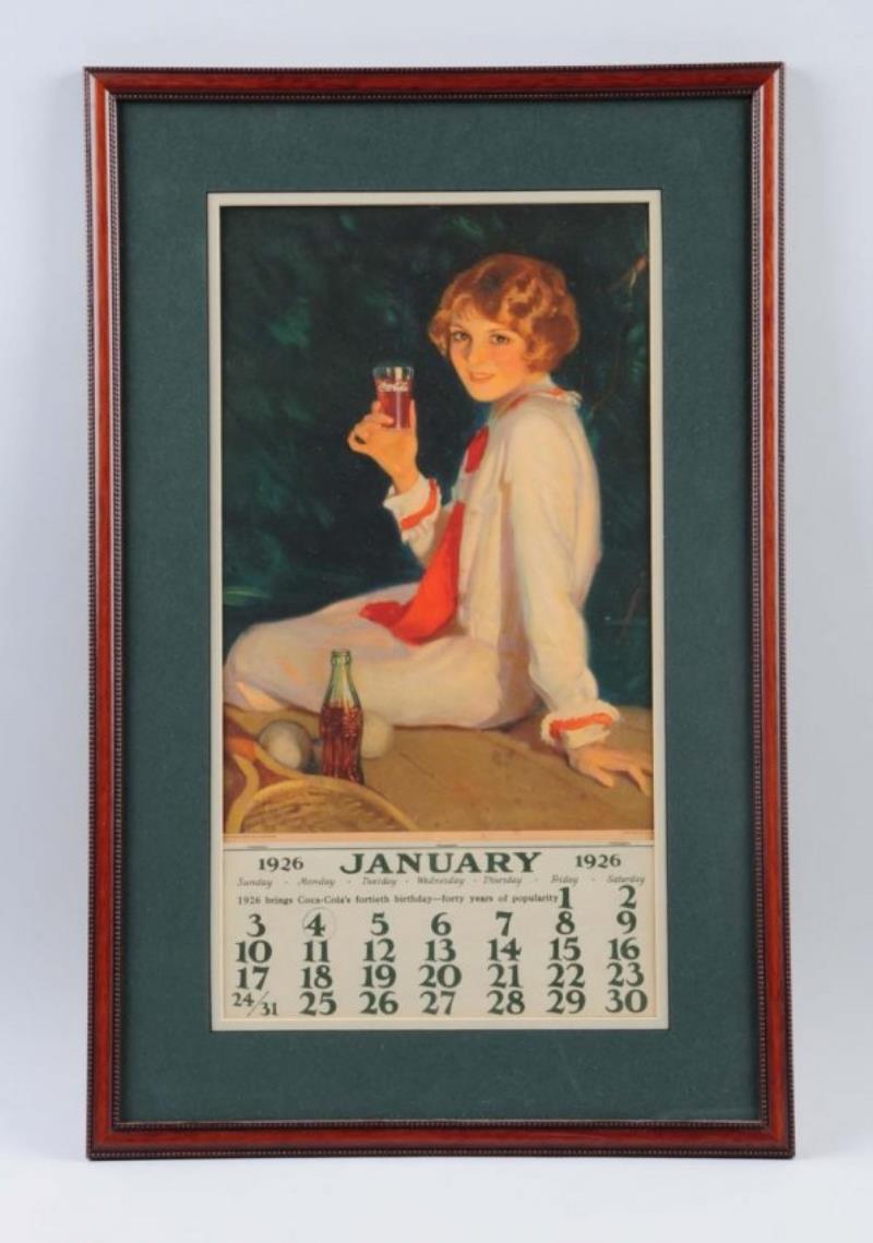1926 Coca - Cola Calendar.