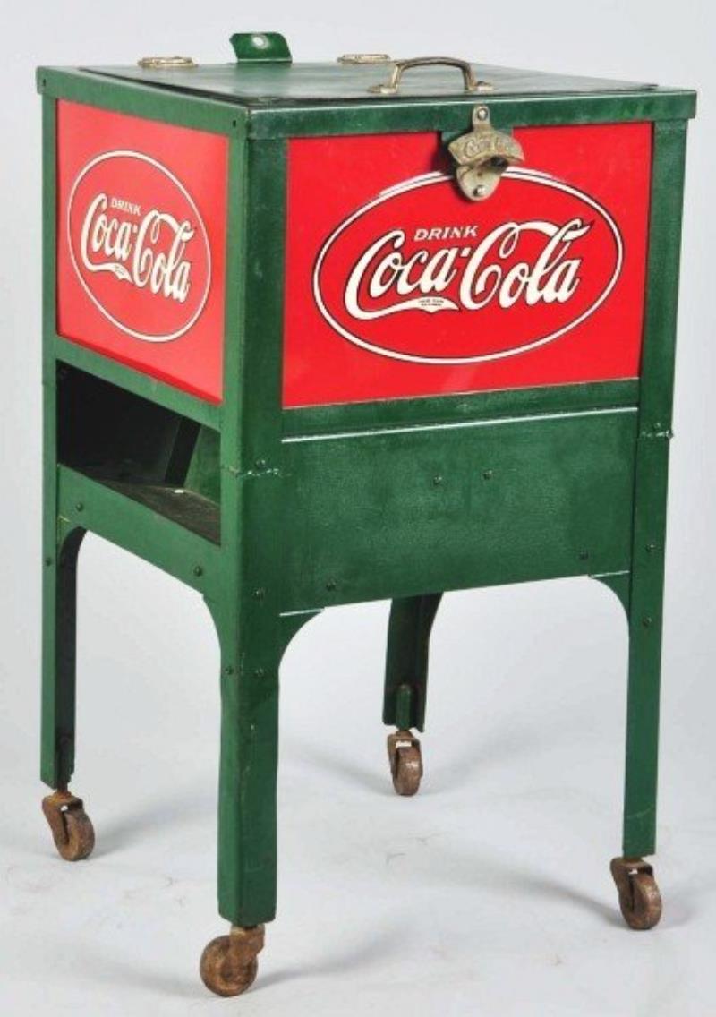 Coca-Cola Single Case Glascock Cooler.