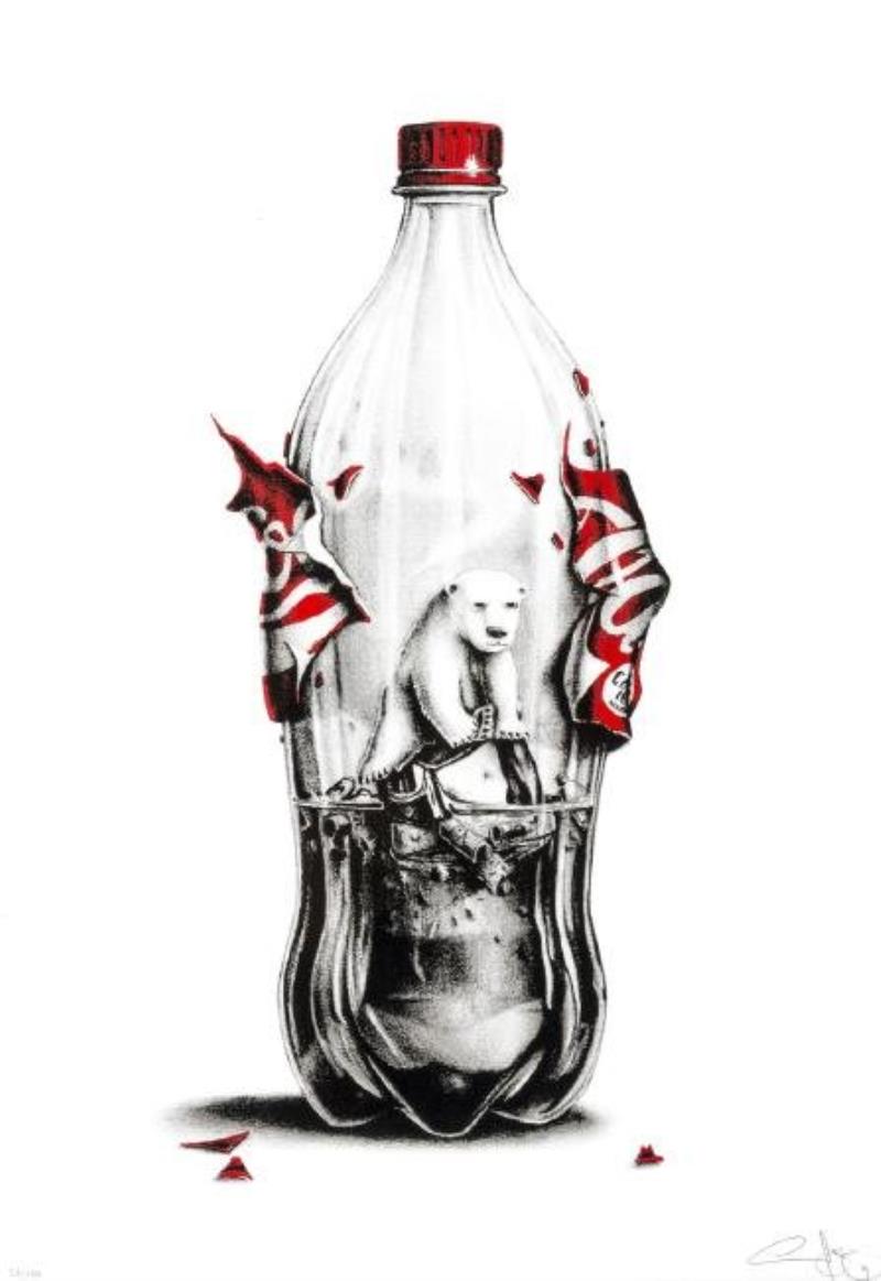 Pez Always Coca Cola polar bear environmental satrical