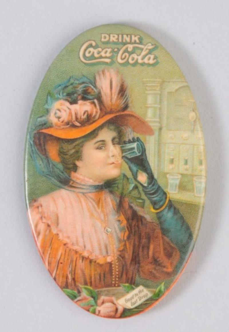 COCA-COLA 1908 POCKET MIRROR Value & Price Guide