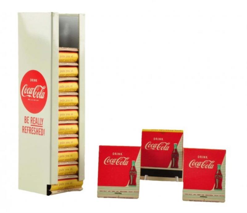 1950's Tin Coca - Cola Match Holder