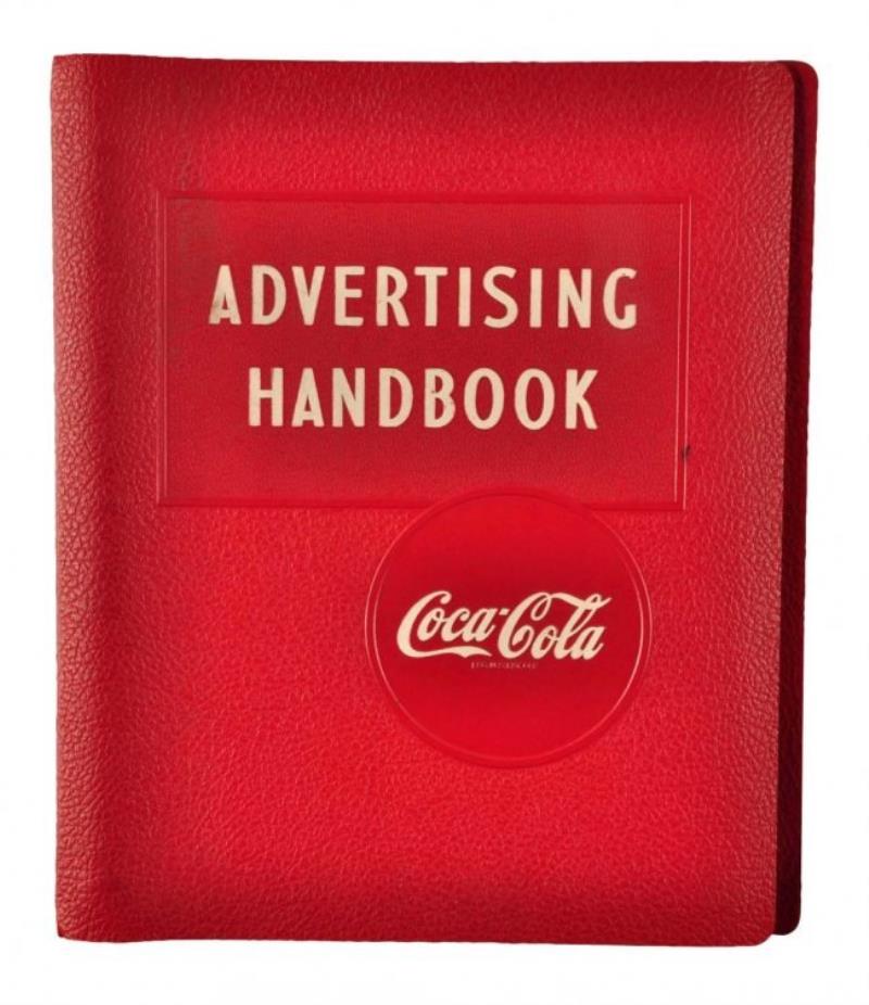 Beautiful 1940's Coca - Cola Advertising Handbook.