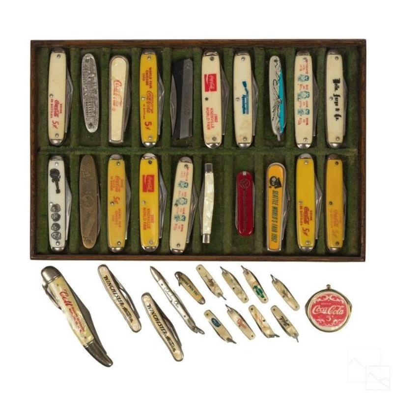 Coca Cola, Chevy & Other Advertising Pocket Knives