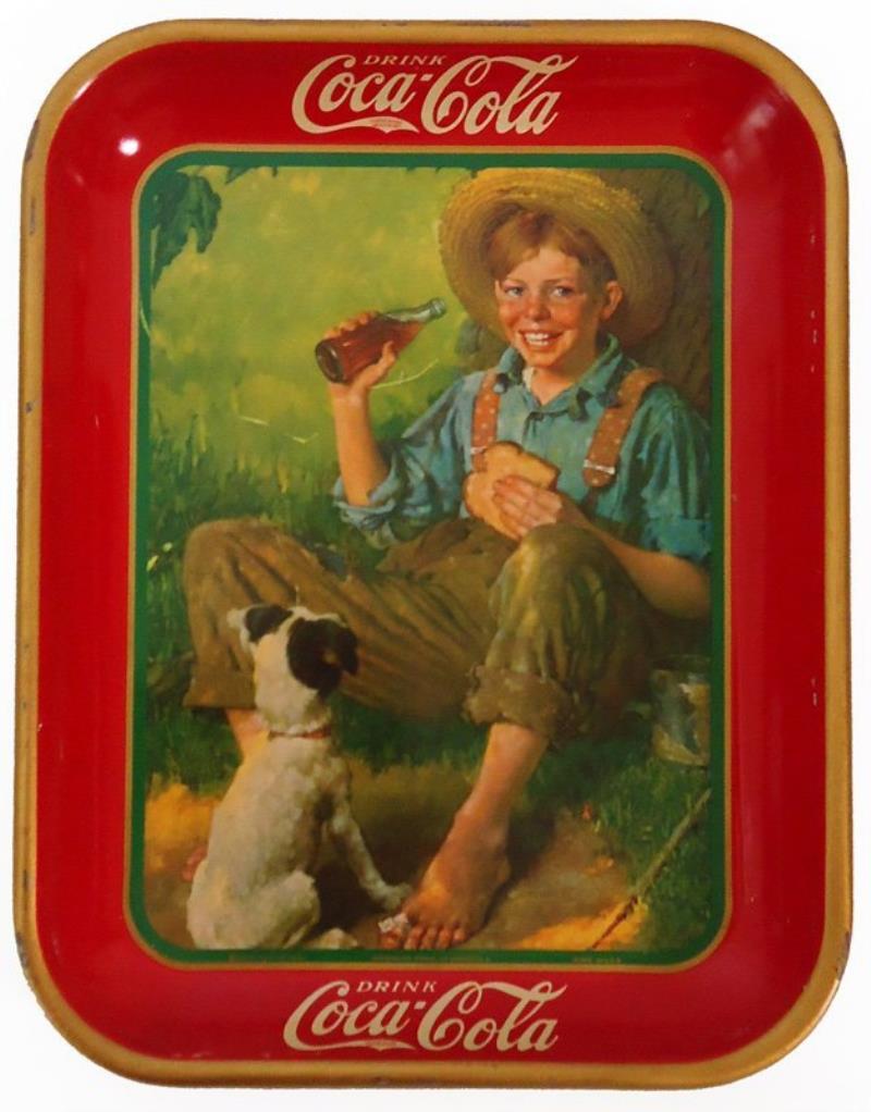 COCA-COLA SERVING TRAY 1931