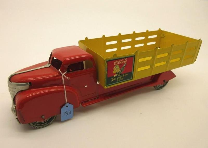 MARX 20" COCA COLA STAKE TRUCK