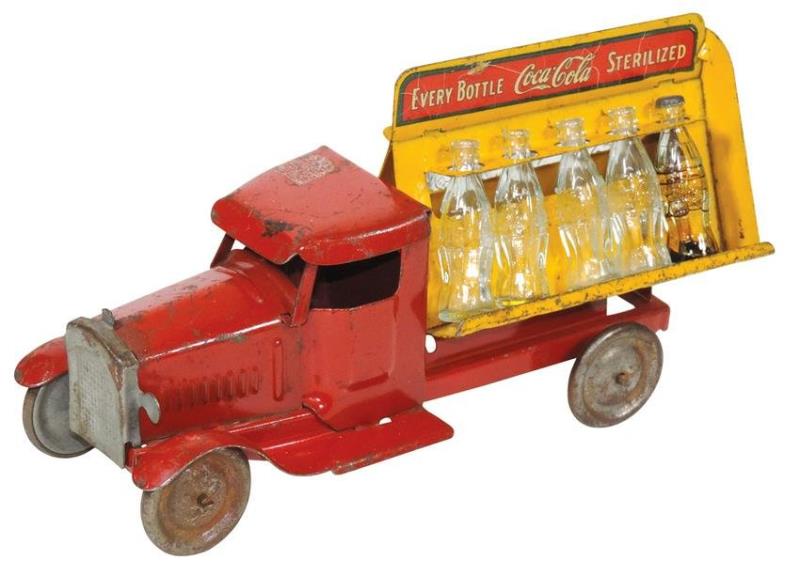 Coca-Cola Toy Delivery Truck, mfgd by Metalcraft,