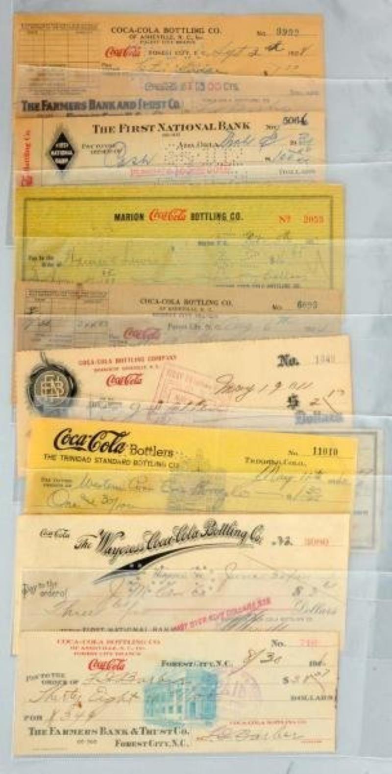 coca-cola-checks-value-price-guide