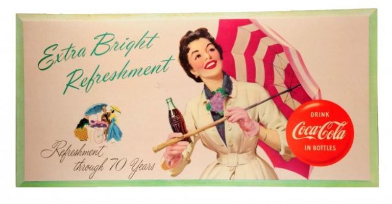1955 Coca - Cola Large Poster
