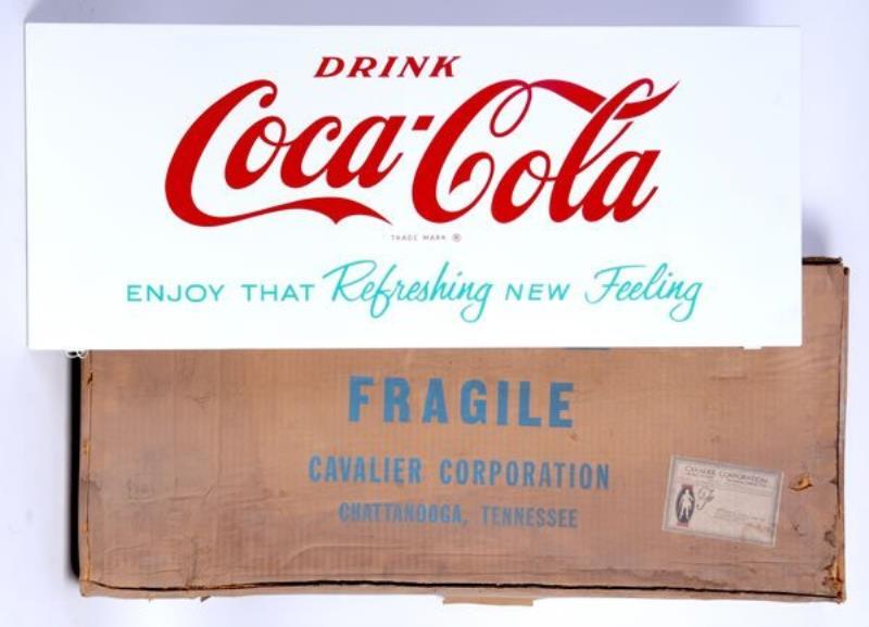 NEW IN BOX 1960S COCA-COLA CAVALIER TOPPER