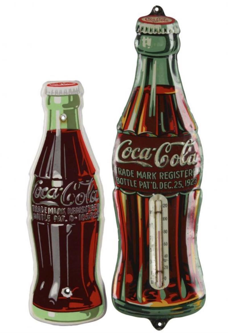 Coca-Cola Figural Bottle Advertising Pieces