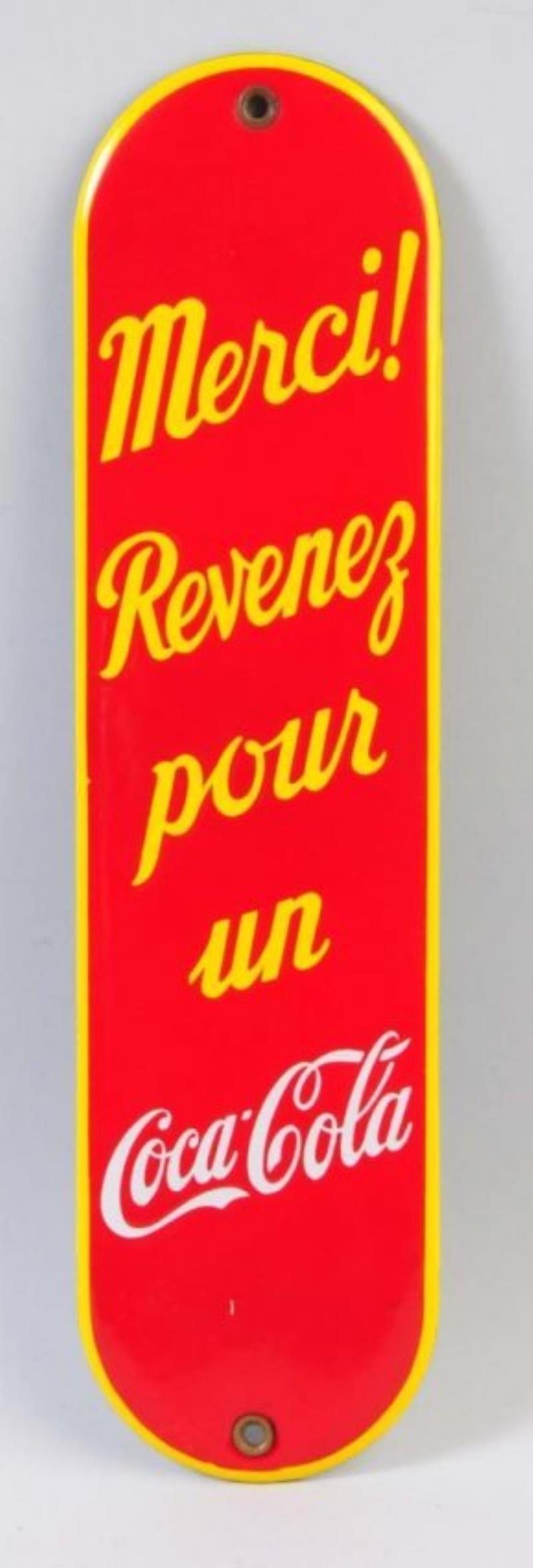 Cardboard FrenchCanadian CocaCola Poster Value & Price Guide