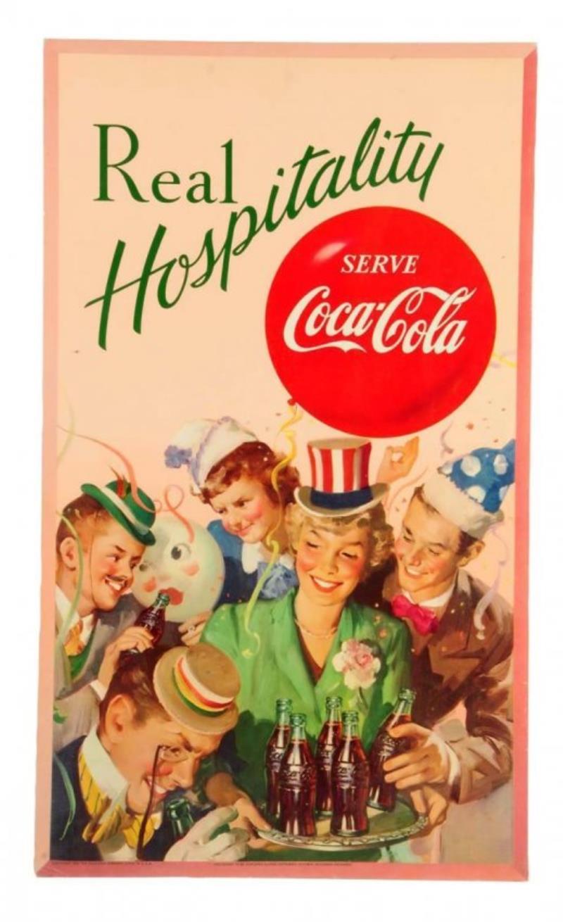 1952 Coca - Cola Small Vertical Poster.