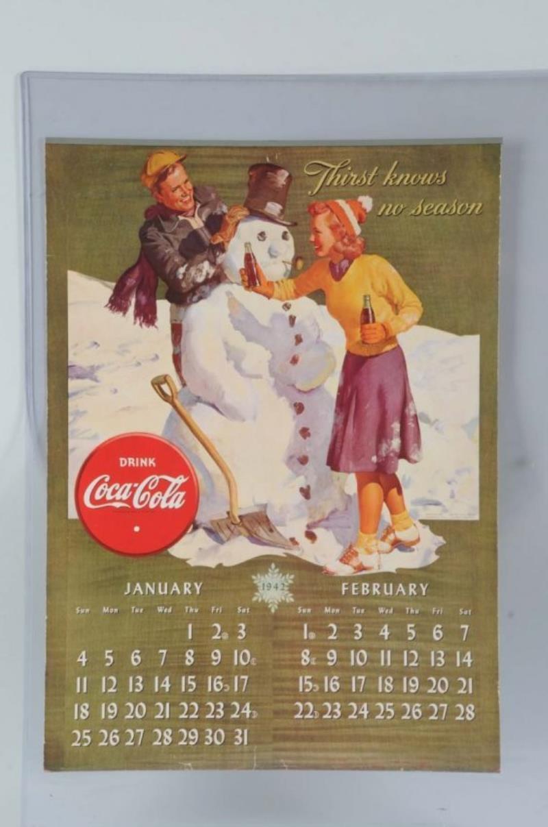 1942 Coca-Cola Calendar.