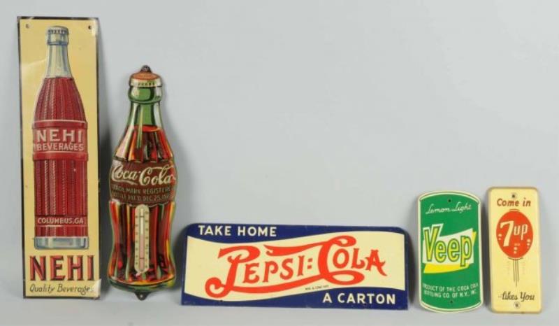 Soda Related Advertising Pieces.