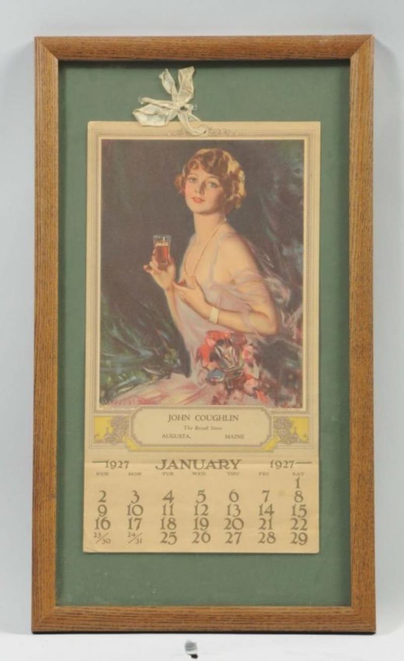 1927 Coca-Cola Distributors Calendar.
