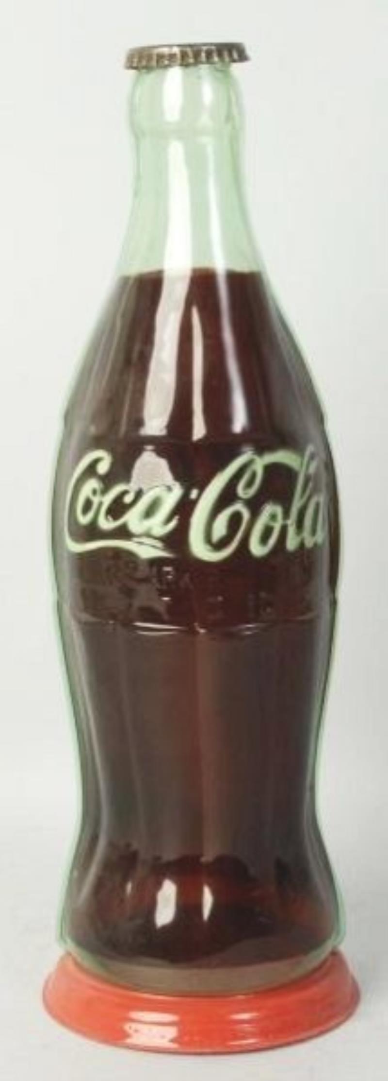 1950s Plastic Coca-Cola Display Bottle.