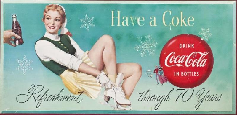 1955 Coca-Cola Poster Have a Coke