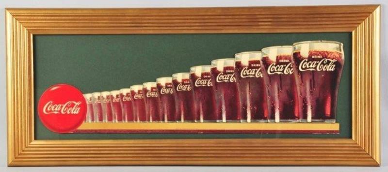 Cardboard Coca-Cola Cutout Festoon Element.