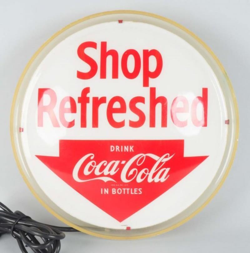 1950s Coca-Cola Halo Wall Sign.