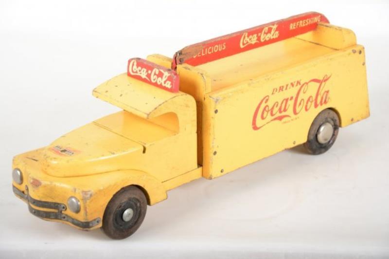Scarce Buddy L Wooden Coca-Cola Truck
