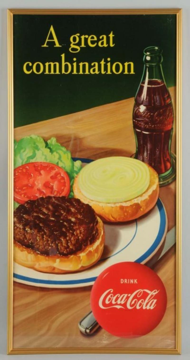 1953 Tall Coca-Cola Poster.