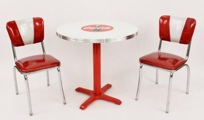 Coca Cola Table & Two Chairs