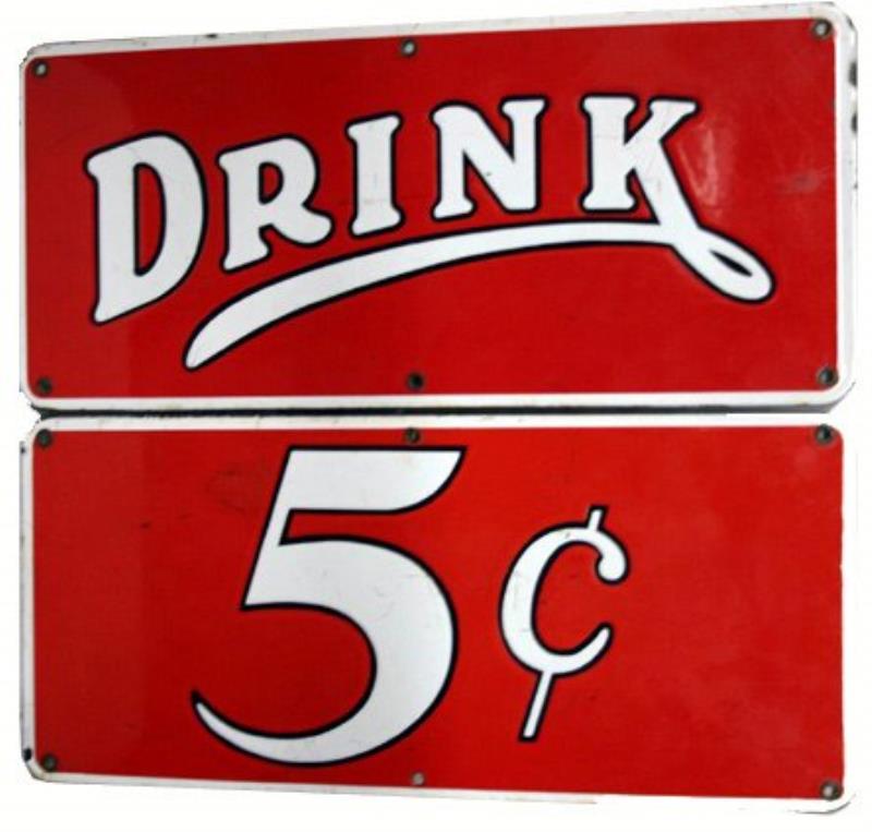 LOT OF 2 COCA-COLA TRUCK PLAQUES