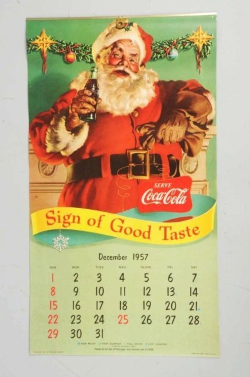 1958 Coca-Cola Calendar.