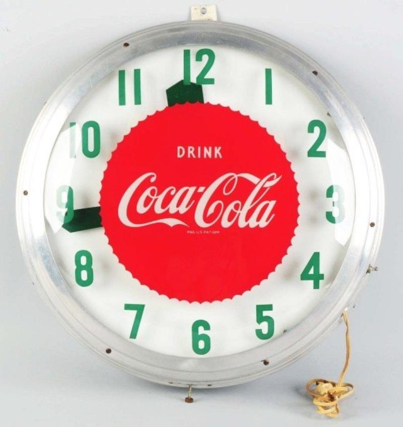 1960’s Larger CocaCola Outdoor Lighted Clock Value & Price Guide