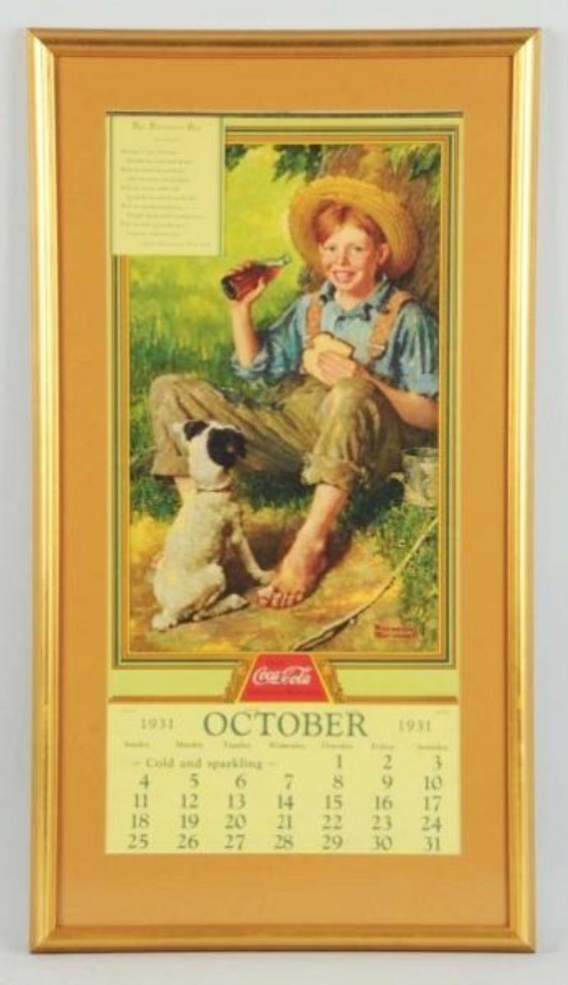 1931 Coca-Cola Calendar.