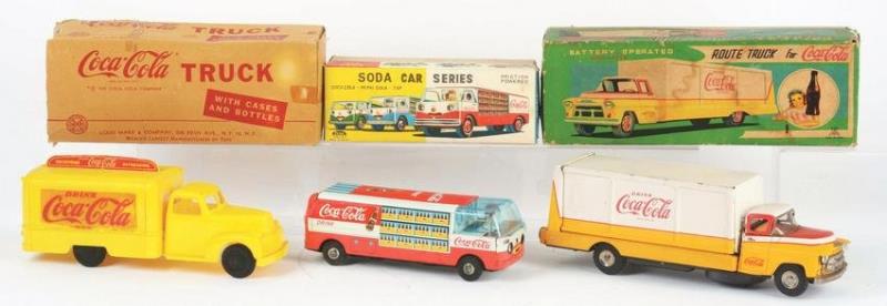 JAPANESE AND AMERICAN MADE COCA-COLA TOY