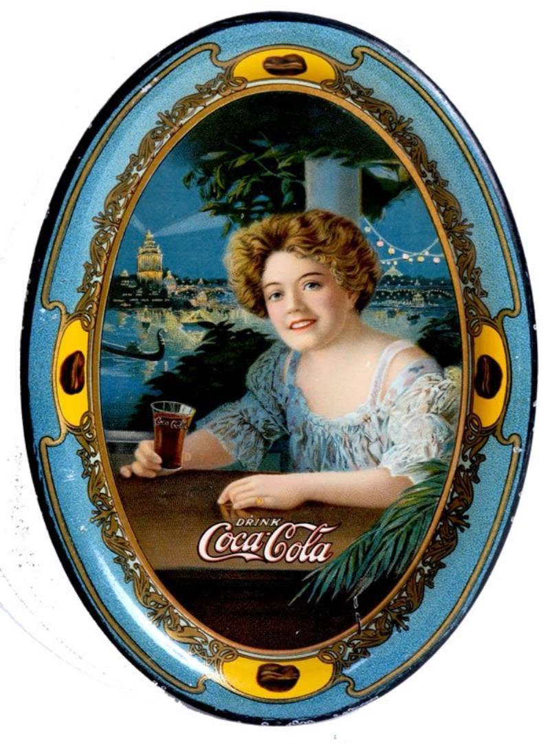 1909 COCA-COLA CHANGE TRAY