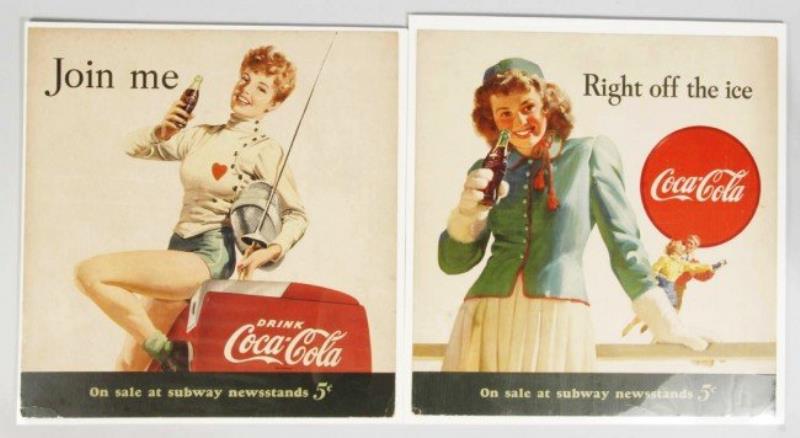 Cardboard Coca-Cola Posters