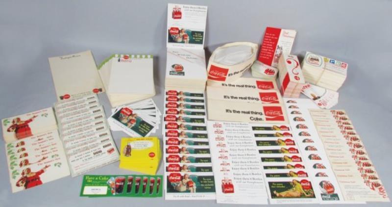 Quantity of Vintage Coca Cola Promotional Material