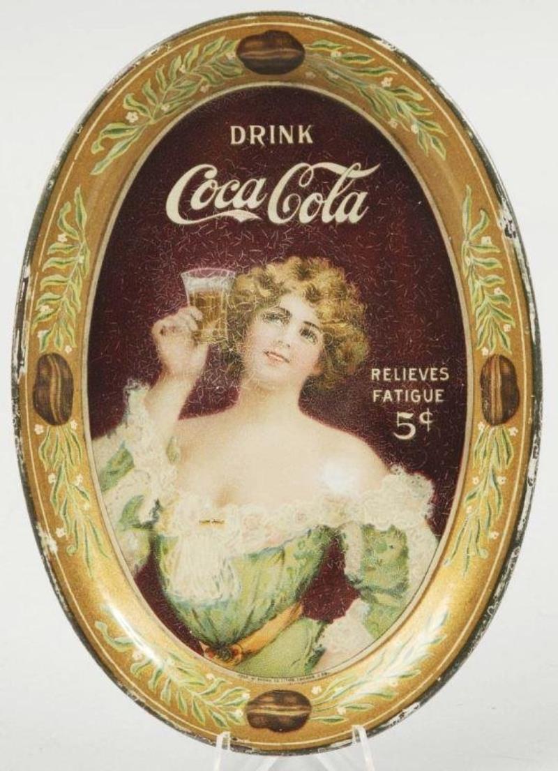1907 Tin Coca-Cola Change Tray.