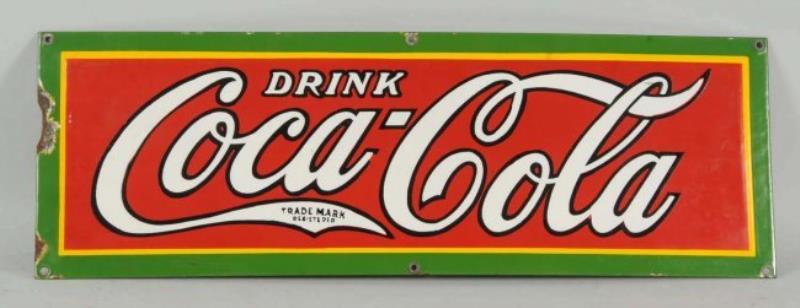 1920s Coca-Cola 5 Color Porcelain Sign