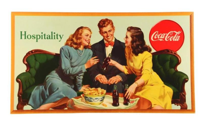 1947 Hospitality Small Coca-Cola Poster.
