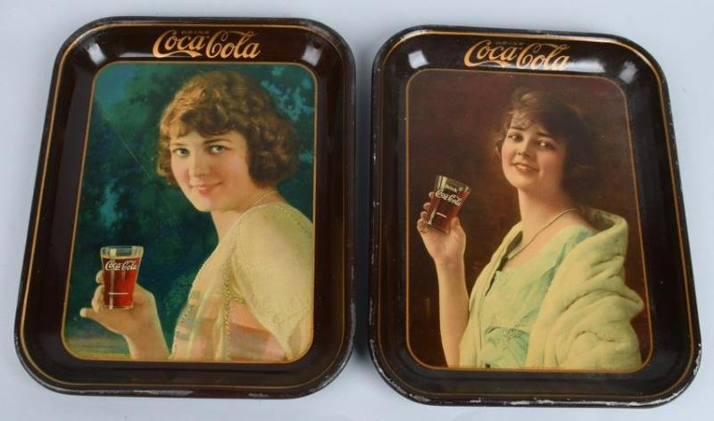 1923 & 1924 Coca Cola Trays