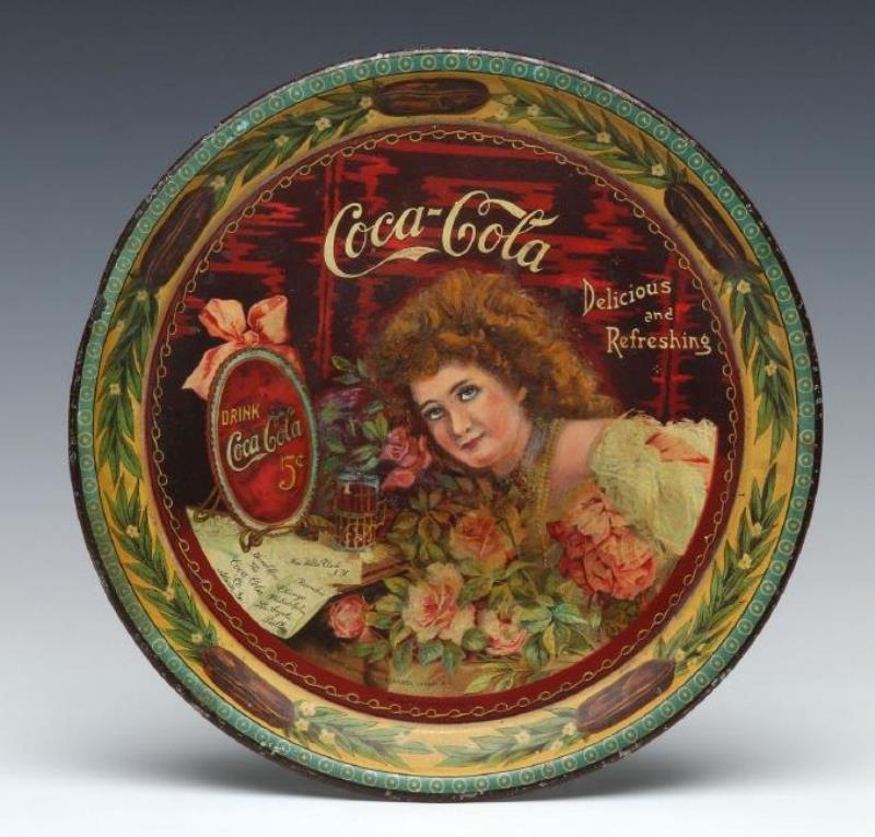 Very Rare 1901 Coca Cola Tin Serving Tray Value & Price Guide