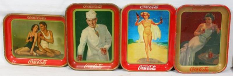 OHIO ART WORKS INC, "DRINK COCA COLA" TRAYS