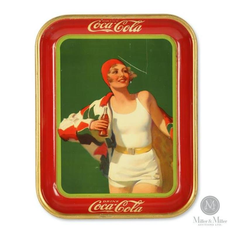 1930 Coca-Cola Bather Girl Tray