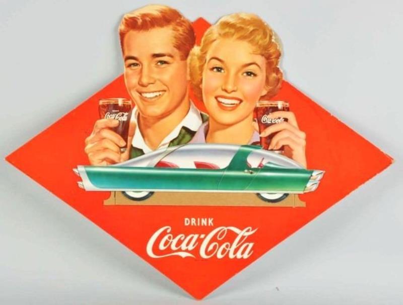 Coca-Cola 5-Piece Antique Cars Festoon.