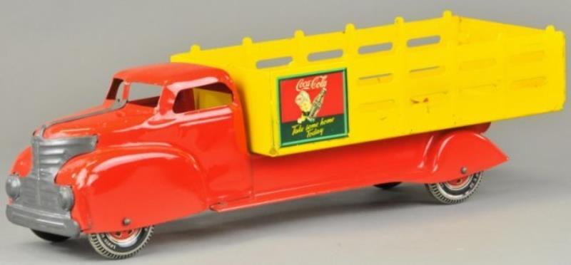 LOUIS MARX COCA-COLA STAKE TRUCK