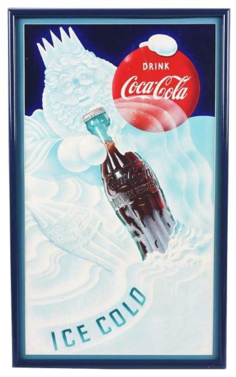 Drink Coca Cola Cardboard Advertising Sign Value & Price Guide