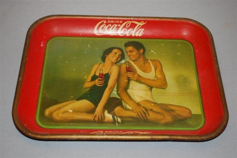 Original 1934 Coca-Cola Maureen O'Sullian & Johnny