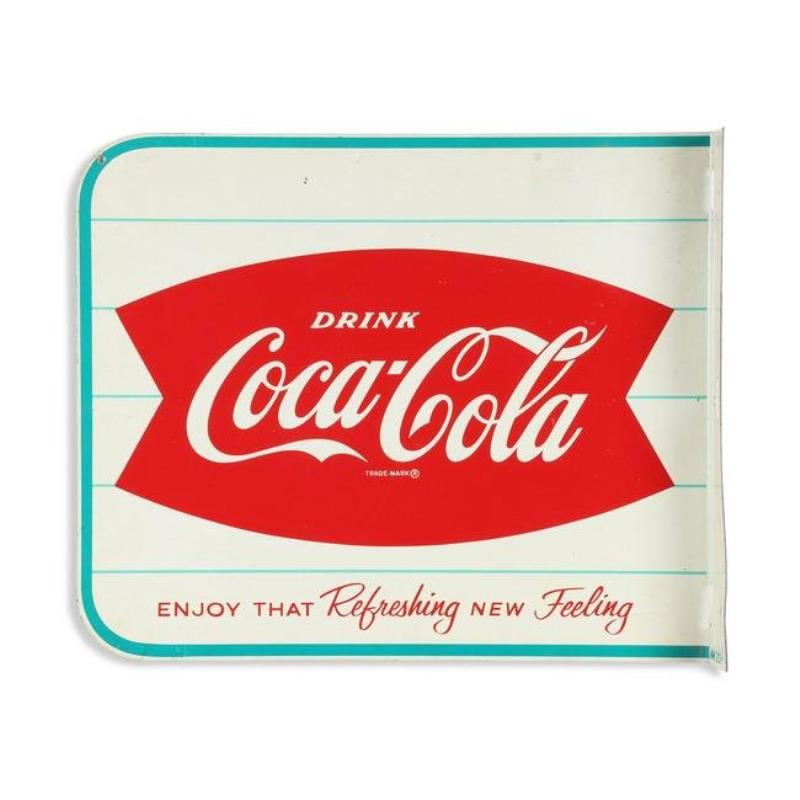 Coca-Cola "Fishtail" Flange Sign