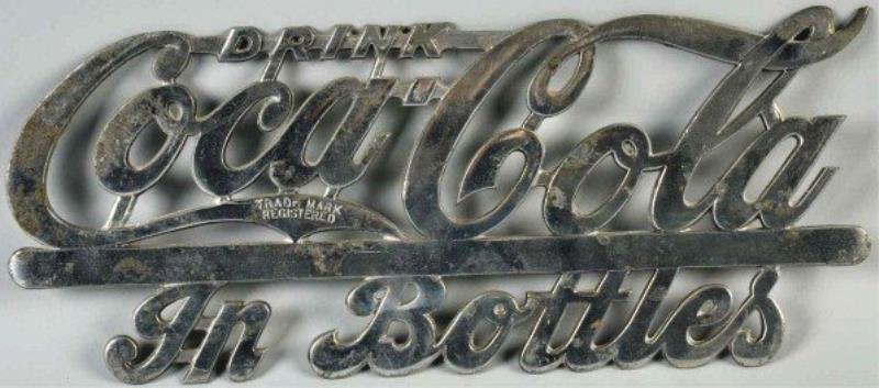 Aluminum Coca-Cola Script Cutout.