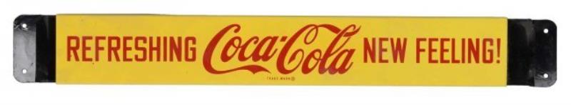 1950's Coca - Cola Tin Door Push.